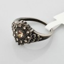 Black Alloy Ring-Middle Class-Antique style-JE31269